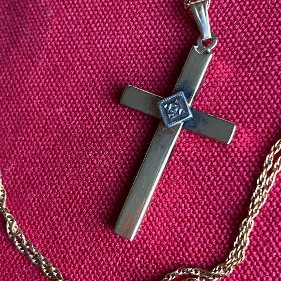 A&Z Hayward I Cross Necklace I 1/10 14K GF - Picture 12 of 15